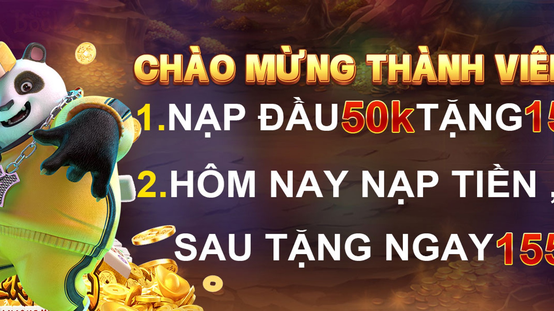 Hình ảnh chào mừng và ưu đãi đăng ký PG66